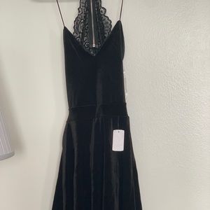 Small open back short dress